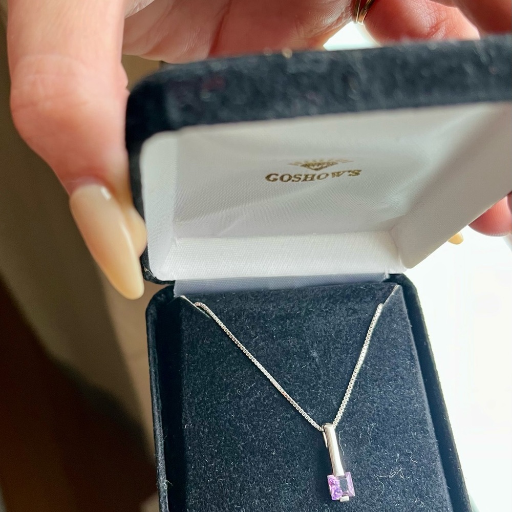 Sterling Silver Amethyst Pendant